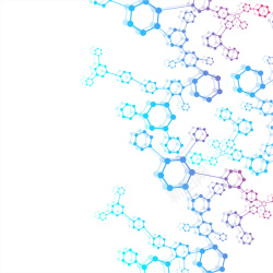 分子结构示意图1素材