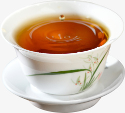 茶杯茶水一杯红茶茶汤高清图片