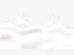 牛奶元素透明图素材