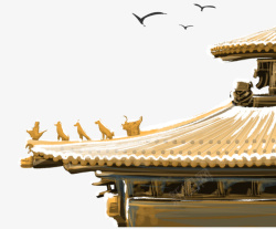 屋檐国学文化素材