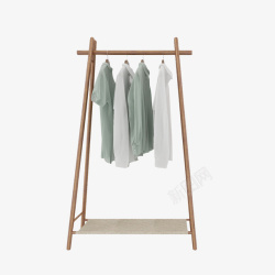 衣架晾衣服家庭晾衣架阳台衣架素材