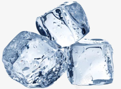 夏天清凉的冰块素材