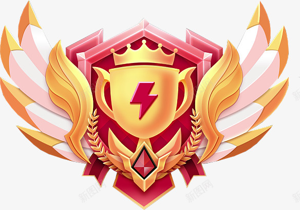 手绘冠军彩色勋章psd免抠素材_88icon https://88icon.com mvp 勋章 卡通 手绘 翅膀