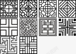 接点中式边框花纹中式高清图片