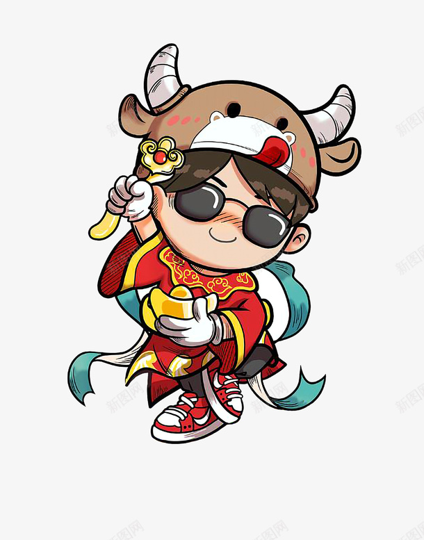2021牛年卡通牛男png免抠素材_88icon https://88icon.com 2021 牛年 卡通 牛男