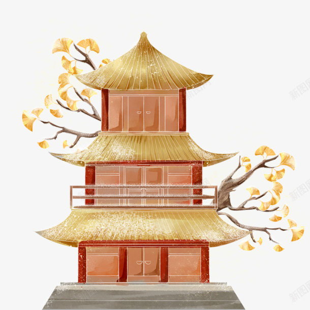 金色牌楼集锦png免抠素材_88icon https://88icon.com 古代牌楼 楼 牌 色 金