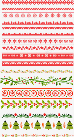 圣诞袜边框圣诞节边框装饰氛围素材高清图片