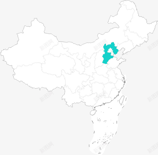 河北区位分析png免抠素材_88icon https://88icon.com 区位分析 中国 河北 地图 PNG