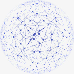 科技感数字科技感线条球形网状连接高清图片