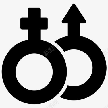 性别符号生物符号女性性别图标