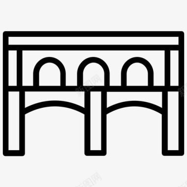 吊桥老桥桥基意大利桥图标