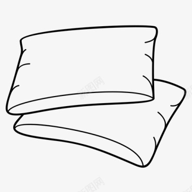产品采购产品枕头套枕头套装饰图标