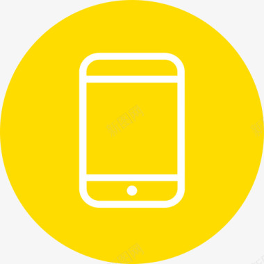 手机摩擦图标手机黄图标