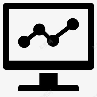 数据分析矢量图大数据分析图标