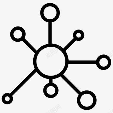 信息技术背景网络技术信息技术创新技术图标