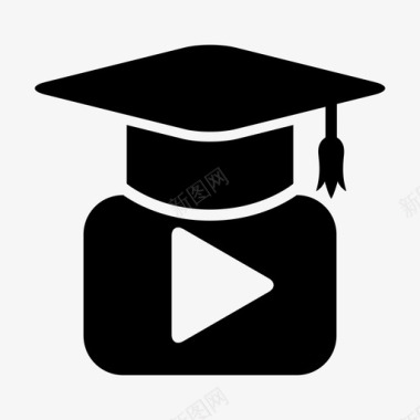 培训视频教育在线课程图标