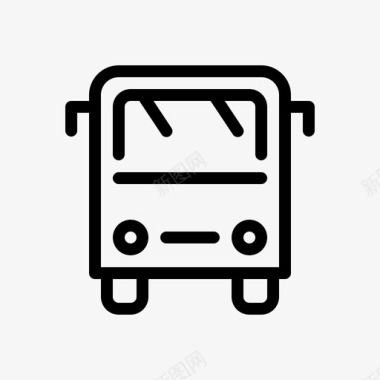 公交地铁标识公共汽车公共汽车站公交图标
