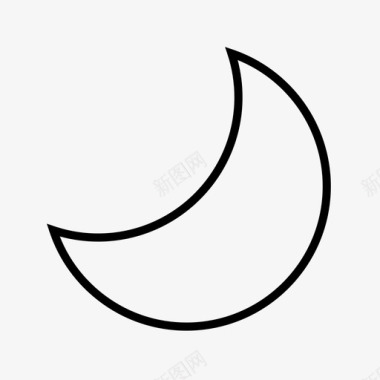 月亮夜晚宇宙图标
