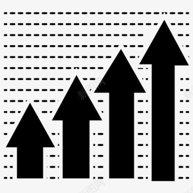 统计表背景箭头信息图条形图图形表示图标