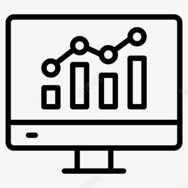 矢量分析图分析图表lcd图标