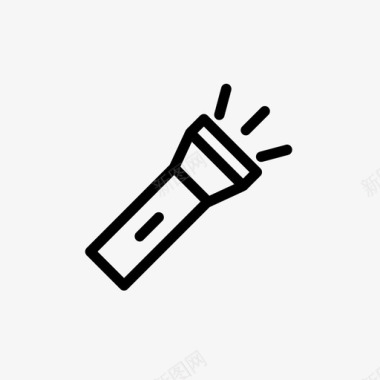 手电筒光线图标手电筒冒险图标图标