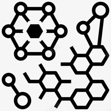 生物分子生物化学分子图标