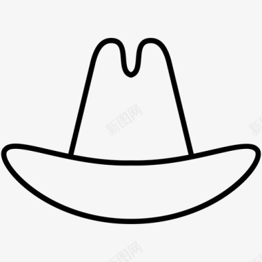 墨西哥帽牛仔沙漠图标