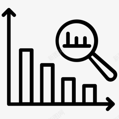 统计表矢量图统计表示面积图图表应用程序图标