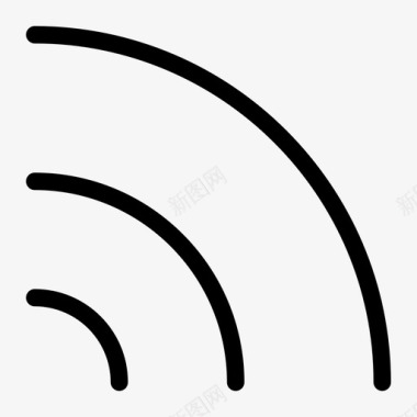 连接接口连接网络信号图标