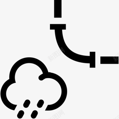 水管爆裂w0207006雨水管图标