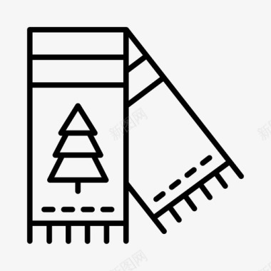 圣诞树水晶球采购产品围巾配件圣诞节图标