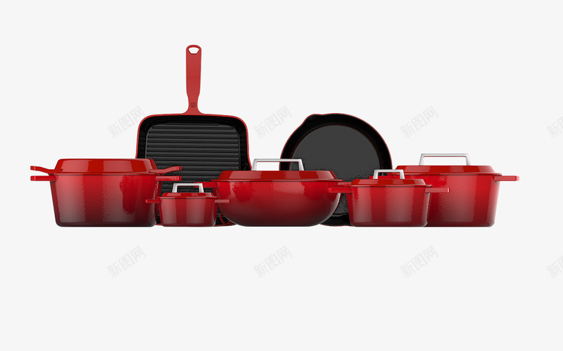 锅具铸铁png免抠素材_88icon https://88icon.com 锅具 铸铁