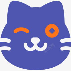 猫主11四只猫logo主色调高清图片