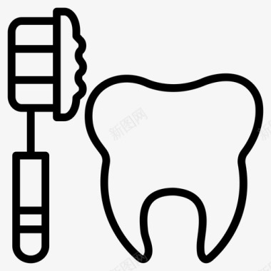 进口牙膏牙膏牙科卫生图标