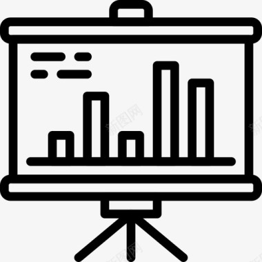 电视台报表财务报表业务货币图标