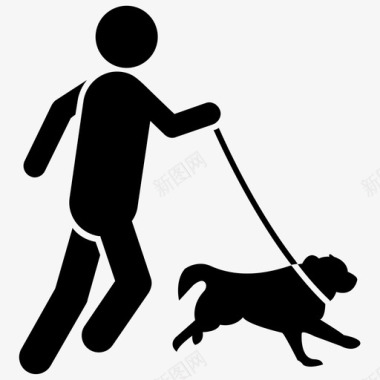 宠物跑步狗训练师狗训练图标