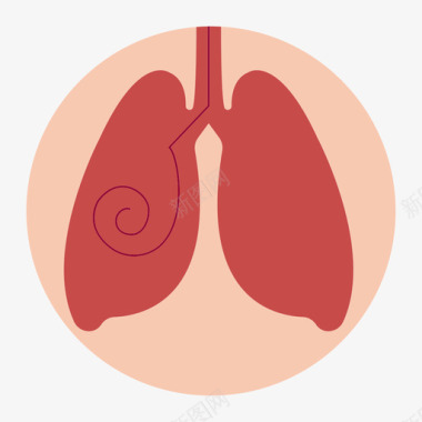 血管系统呼吸系統疾病图标