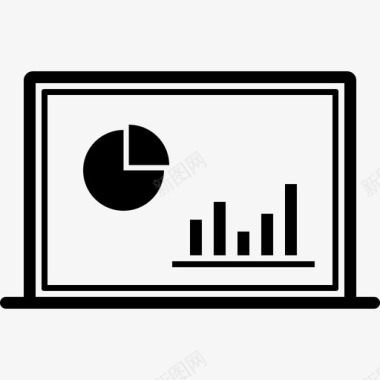 信息电脑会议演示文稿业务图信息图图标