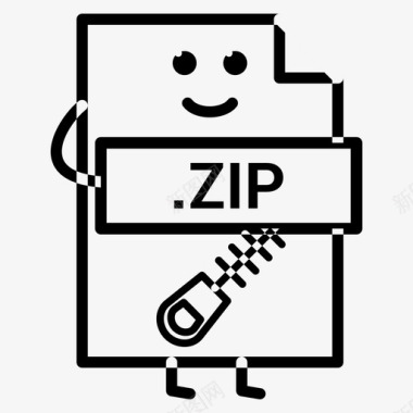 ZIPzip文件压缩图标