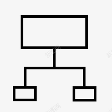 网站地图层次结构页面目录图标