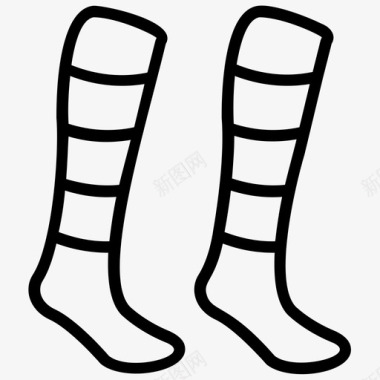 袜子踝袜运动套装图标