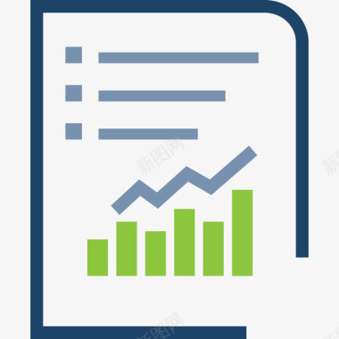 作报告分析报告图标