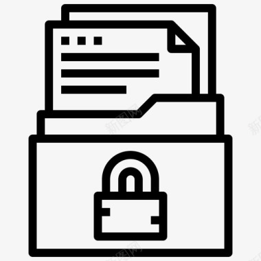 文档保护防病毒文件和文件夹图标