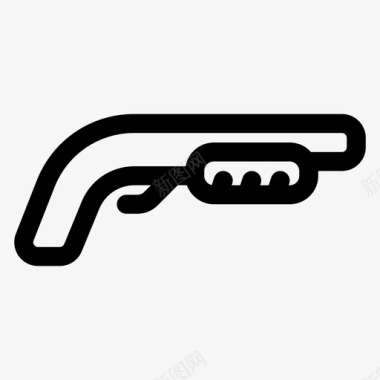 皇家猎枪武器锯开的图标