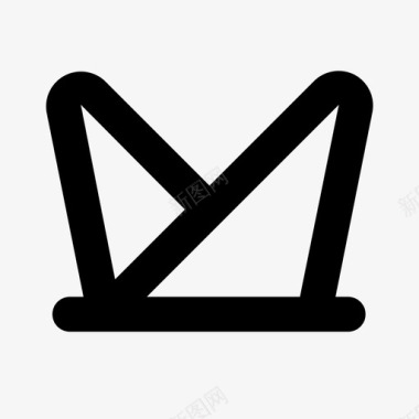 电影票矢量名人堂电影院入口图标