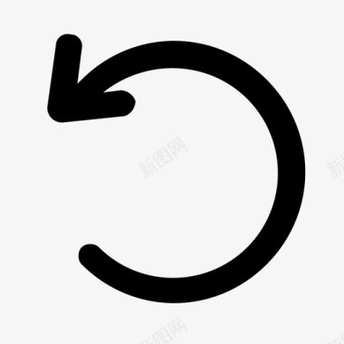 向左旋转16向左旋转图标