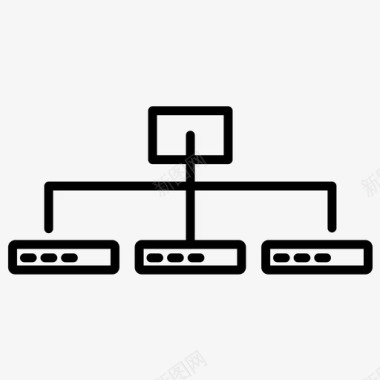 网络通信局域网图标