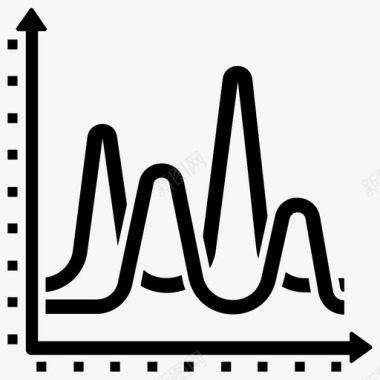 图标抖音应用正弦波图表应用程序数学曲线图标