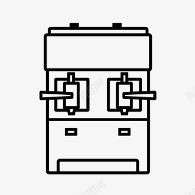 冷冻饮料机图标