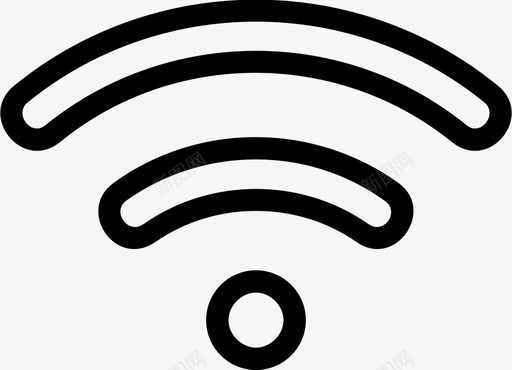 无线遥控图标wifi连接热点图标